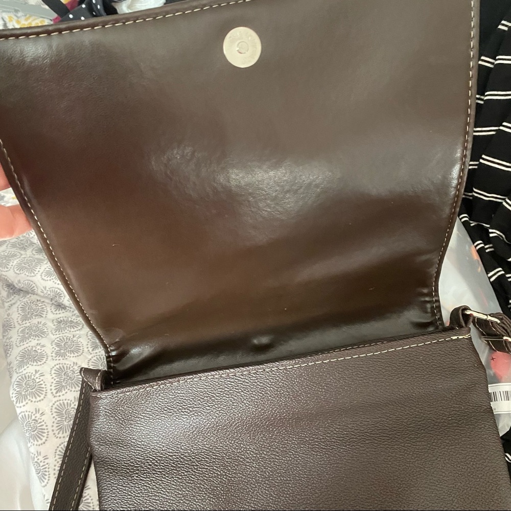 Brown Cork Patchwork Crossbody - image 8